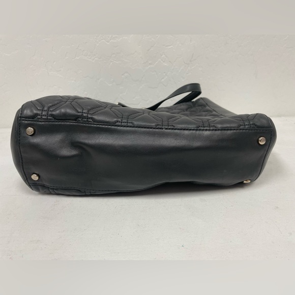 Kate Spade New York Gold Hardware Large Quilted Leather Shoulder Tote in Black - Picture 10 of 10